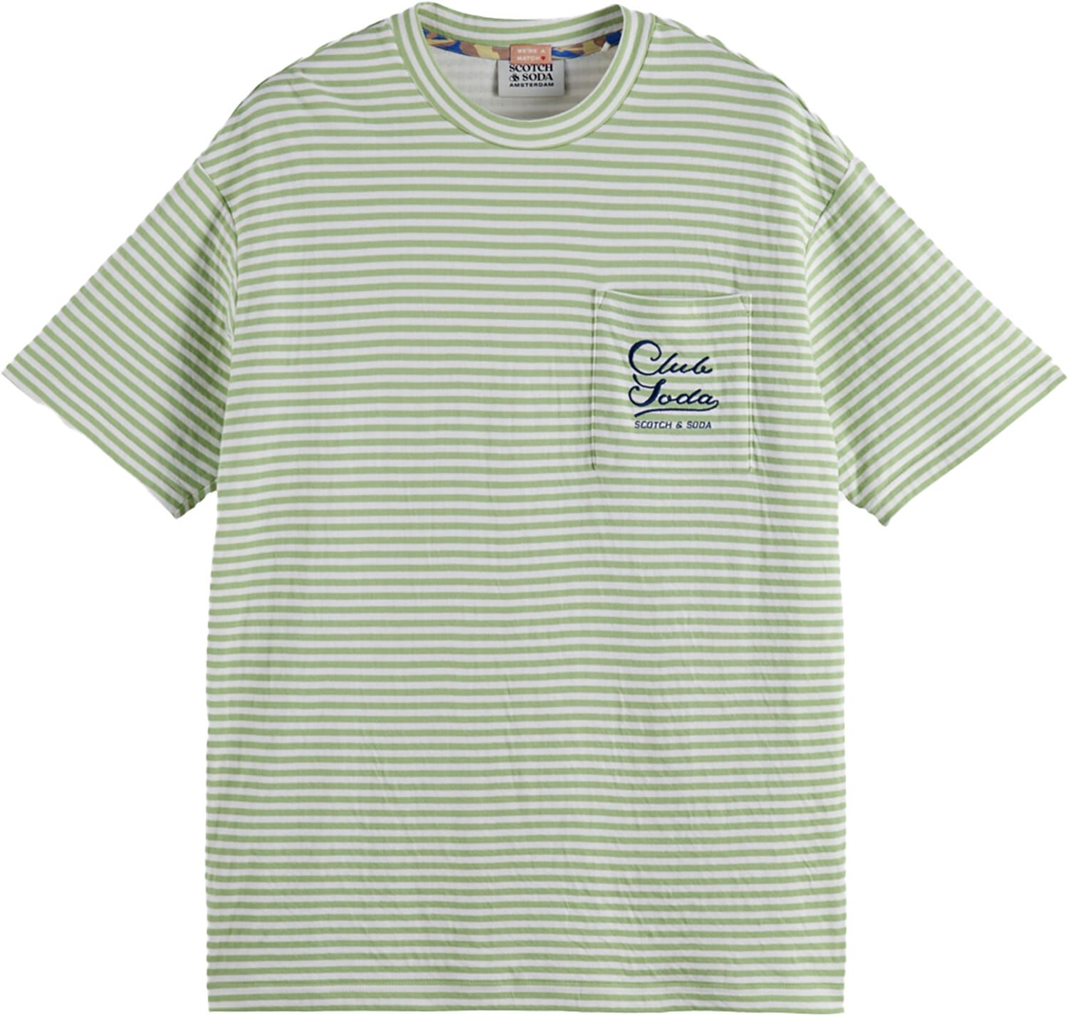 T-shirt Double Face Groen