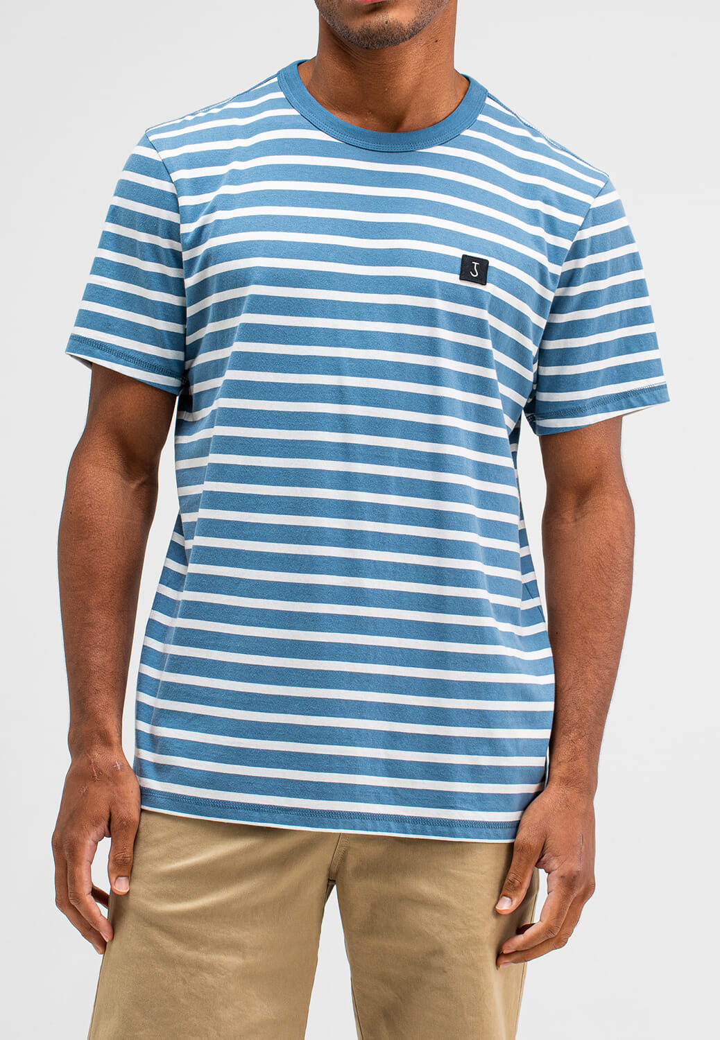 Butcher Of Blue T-shirt Classic Stripe Blauw