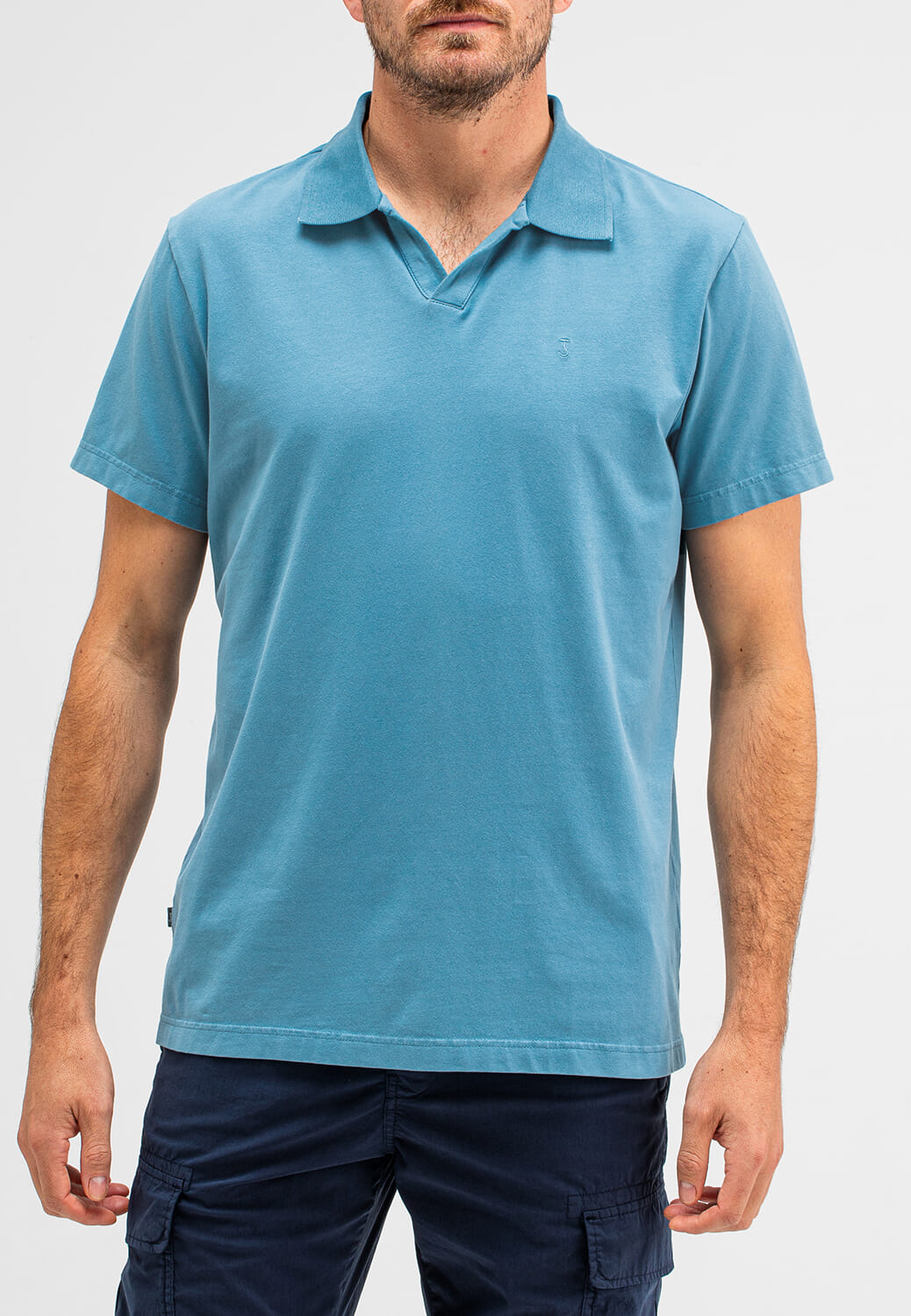 Butcher Of Blue Polo Alain Blauw