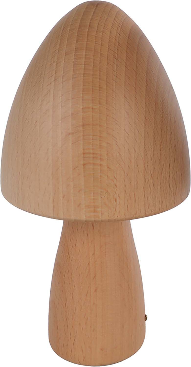 Tafellamp "Mushroom' oplaadbaar beige/bruin a2 hou Beige