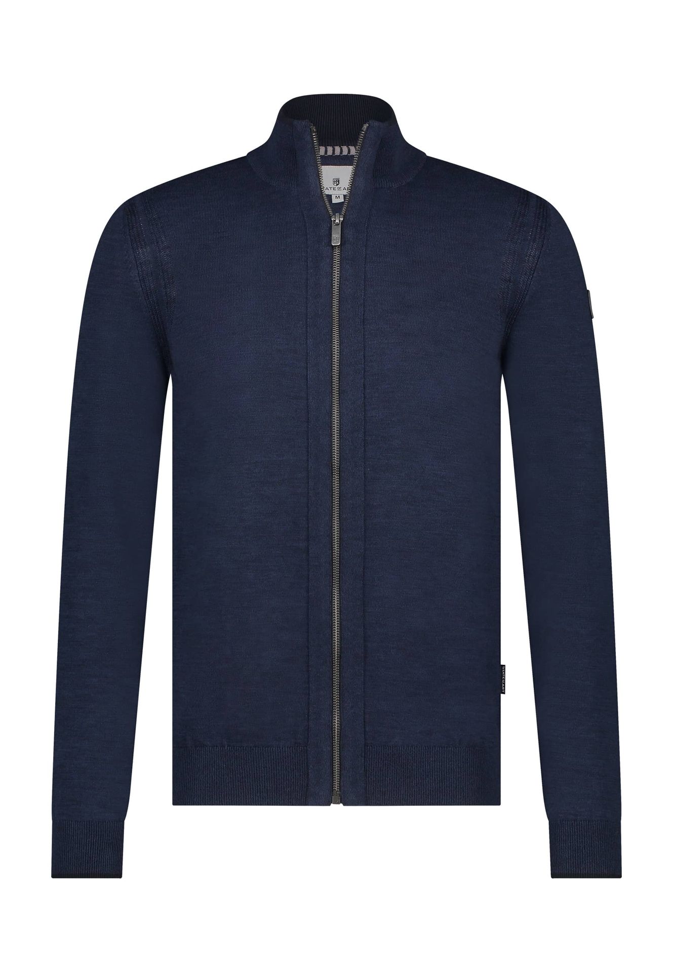 Vest Plain Blauw