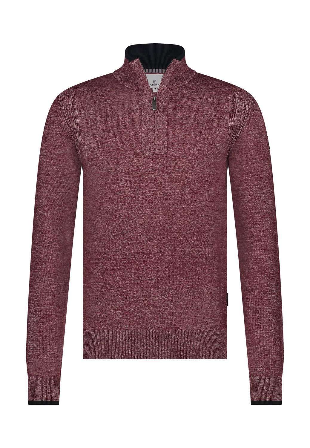 Pullover Sportzip Pl Rood