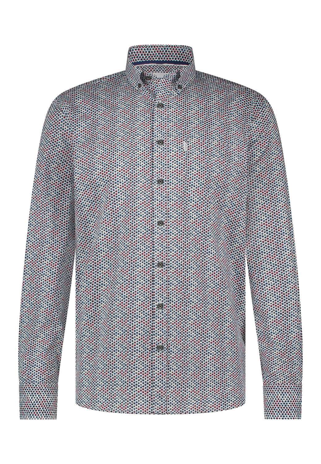 Overhemd Print Popli Rood
