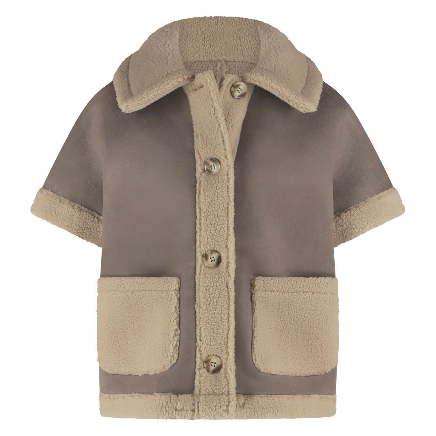 Nukus Gilet Athena  Bruin