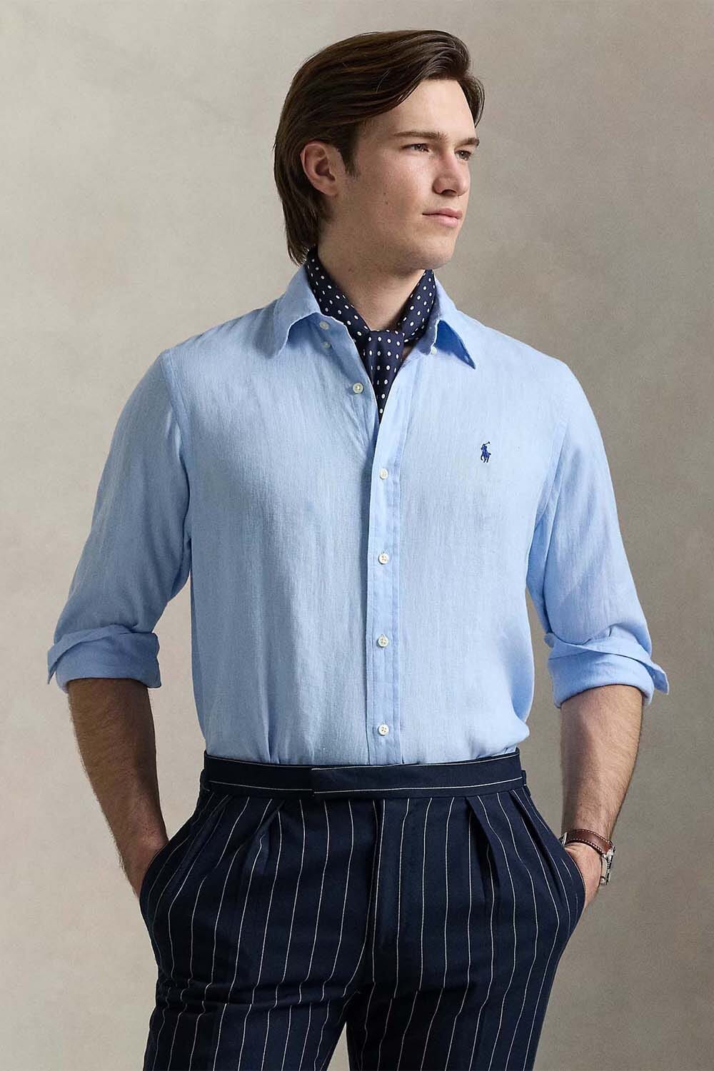 Polo Ralph Lauren Overhemd Sport Blauw