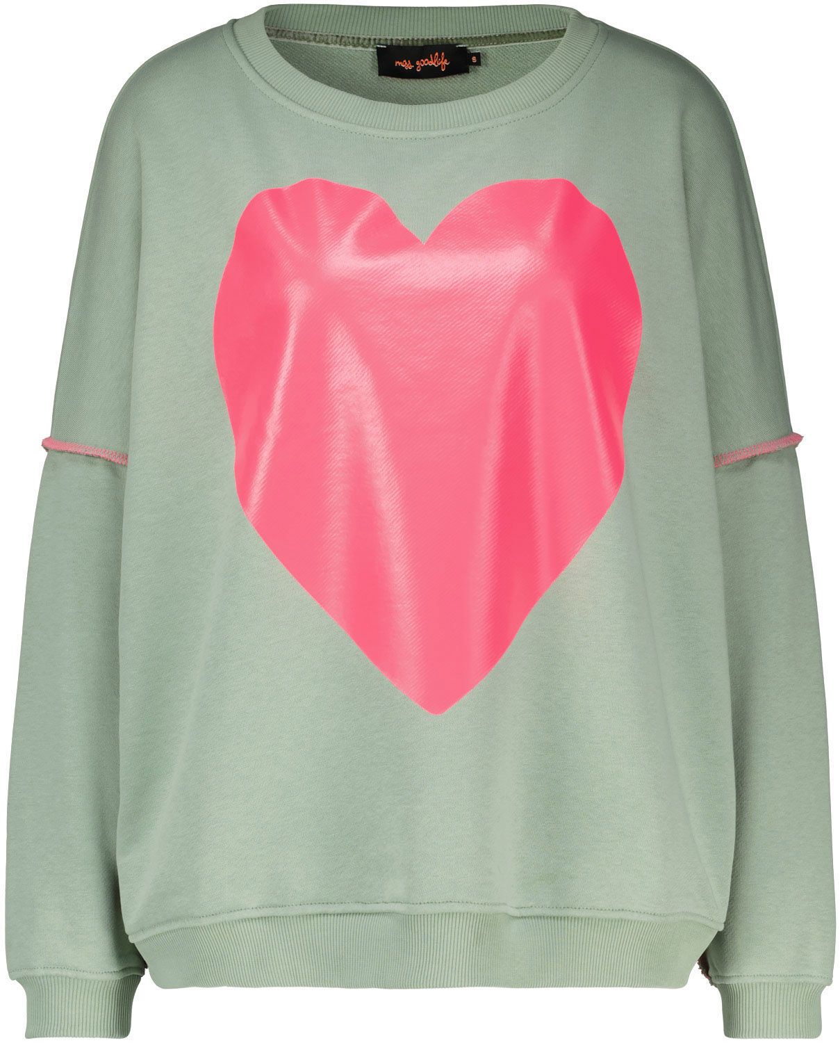 Sweater Big Heart Groen