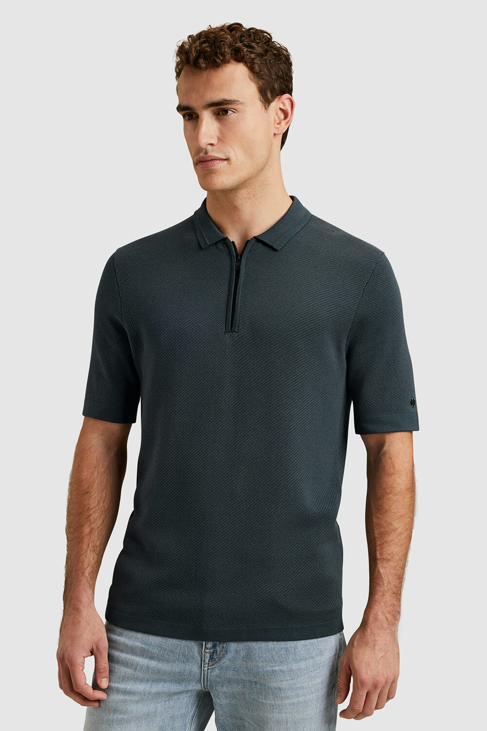 Cast Iron Polo Blauw