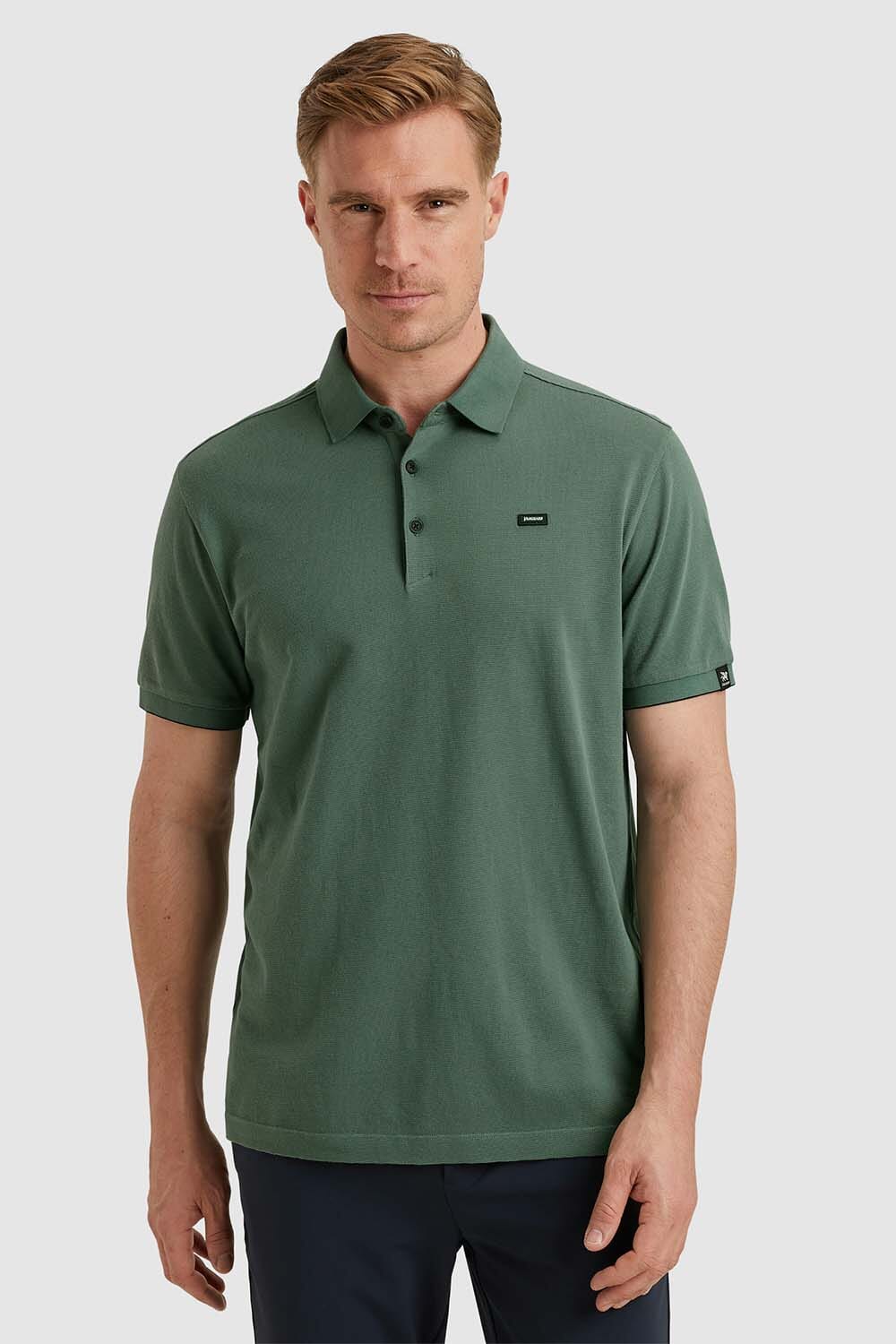 Vanguard Polo Waffle Groen