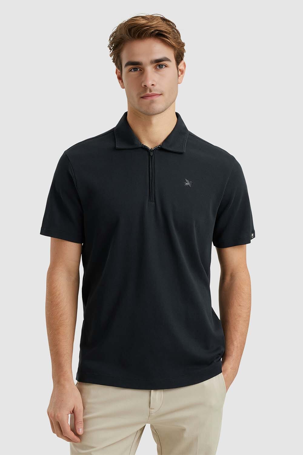 Vanguard Polo Interlock Blauw