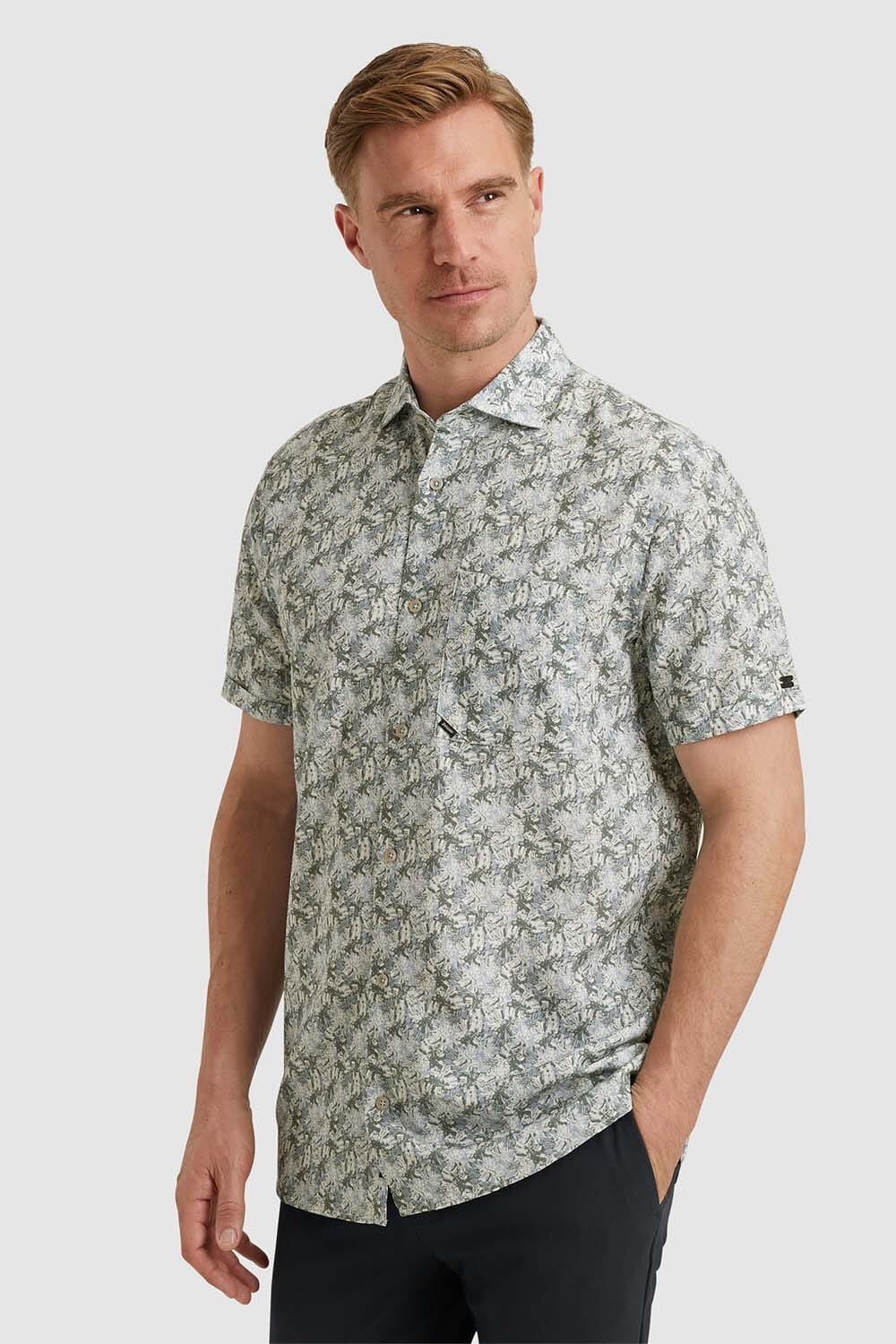 Vanguard Overhemd Printed Wit