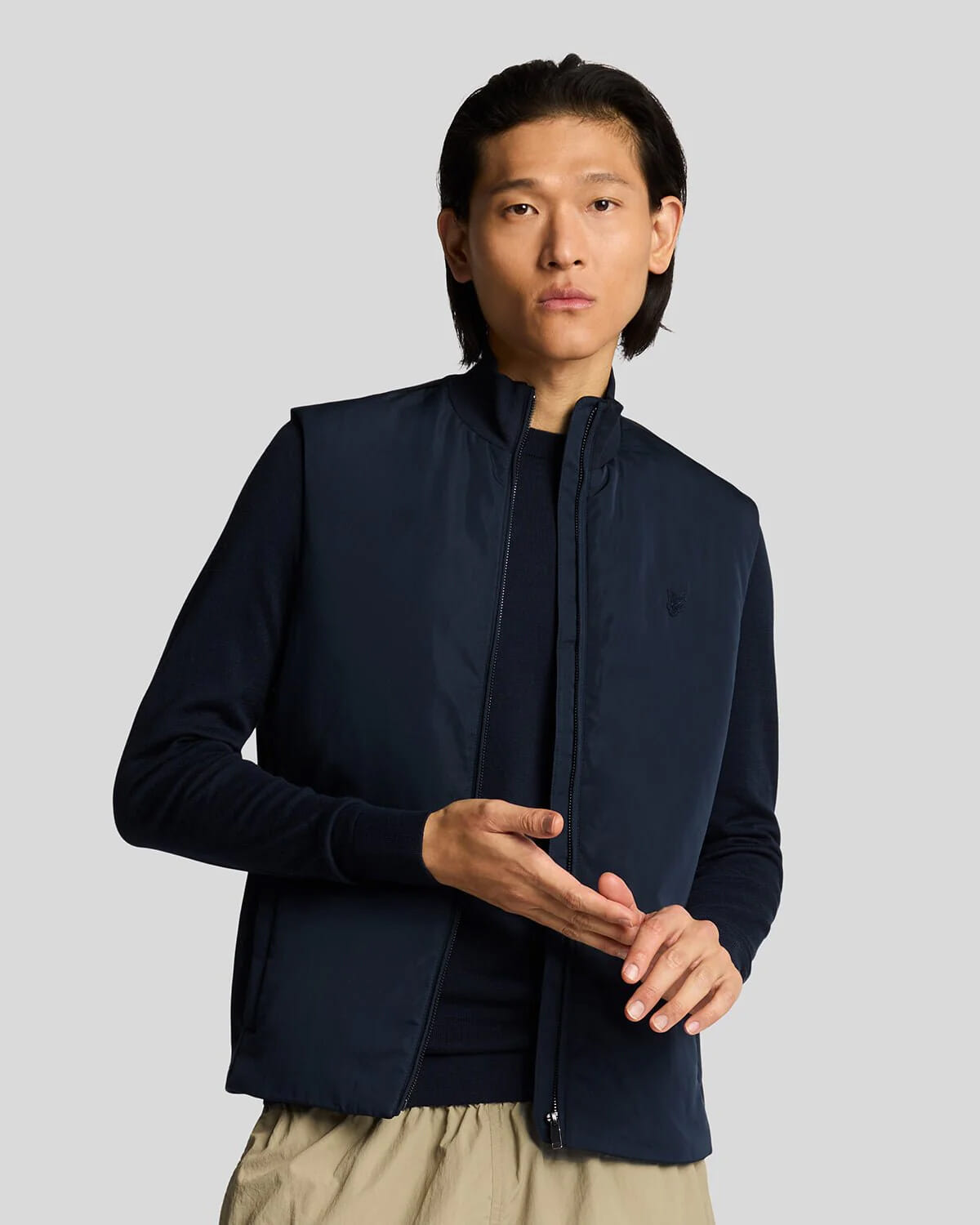 Lyle & Scott Gilet Blauw