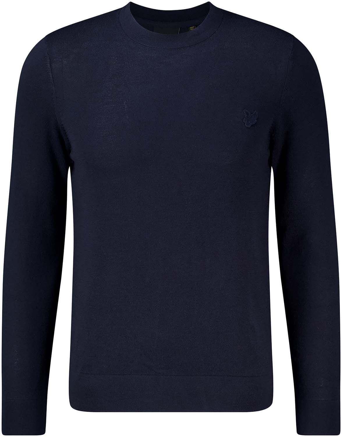 knitt crew neck Blauw