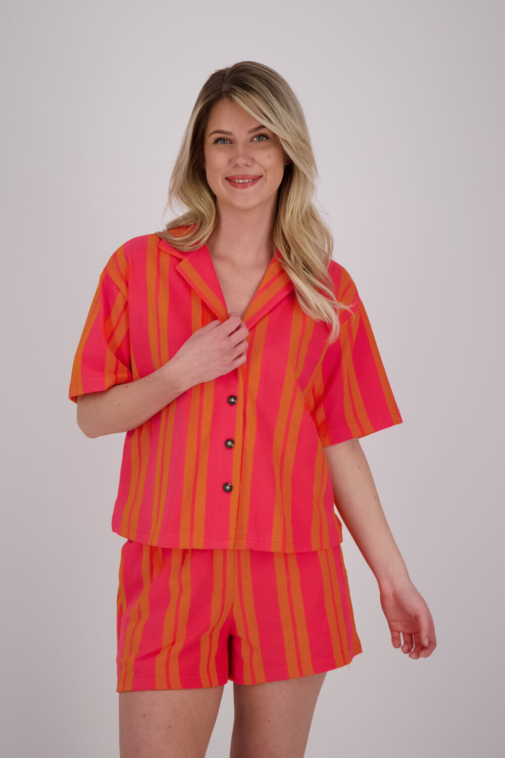Scotch & Soda Blouse Towelling Roze