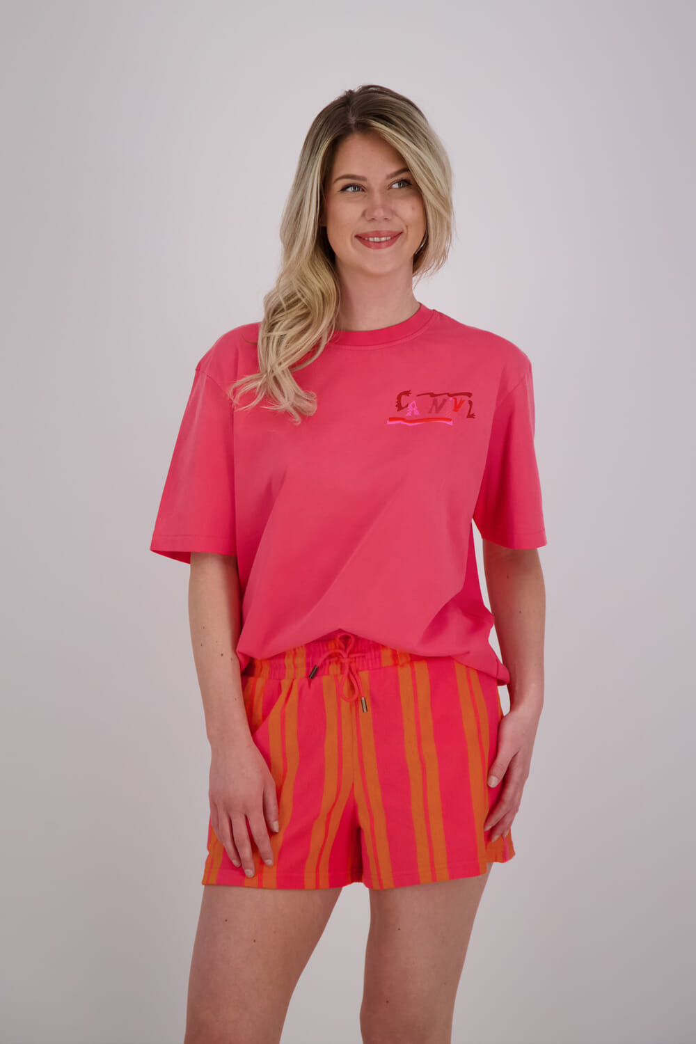 Scotch & Soda Top Front Back Artwork Rood