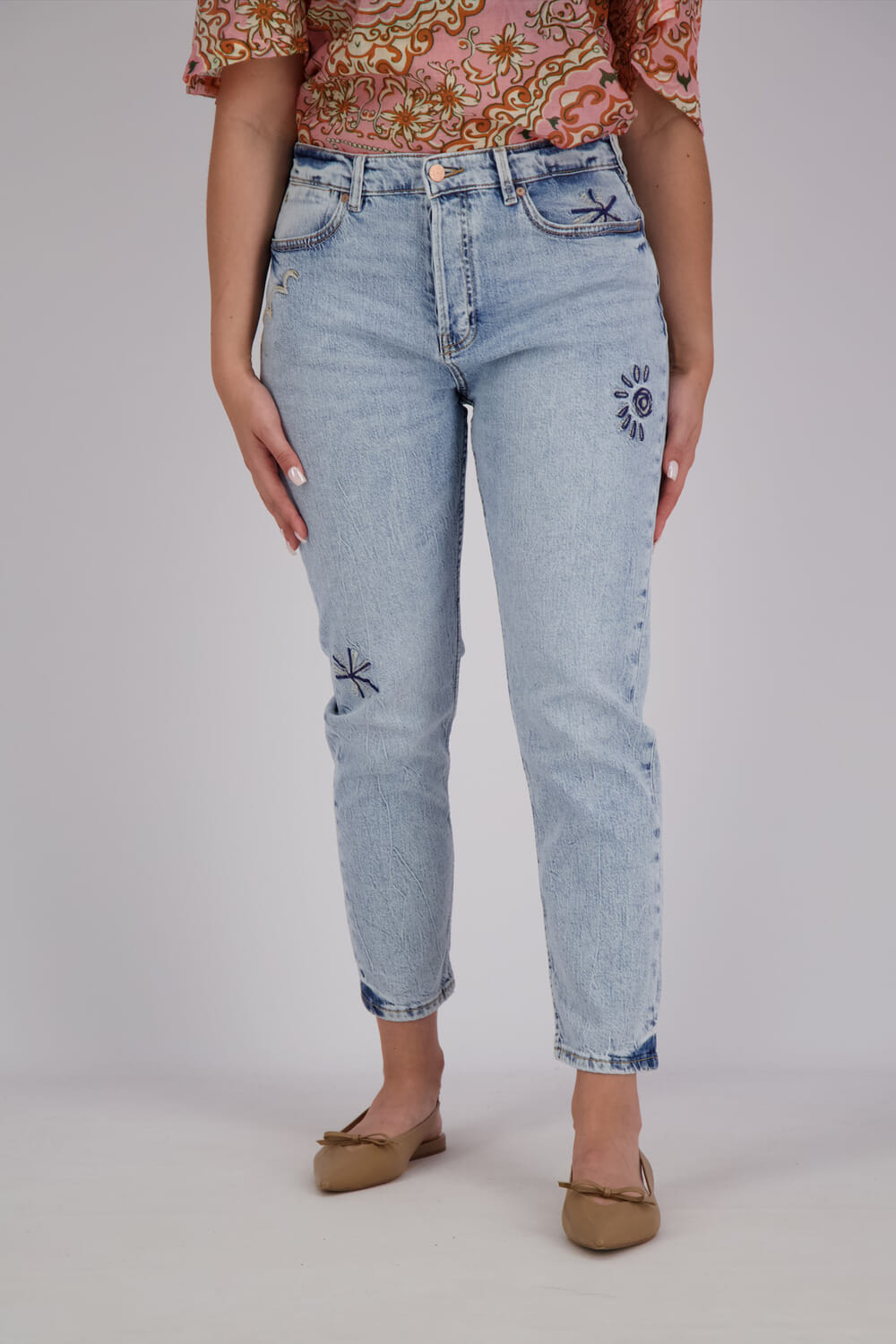 Scotch & Soda Jeans The Buzz Boyfriend Blauw