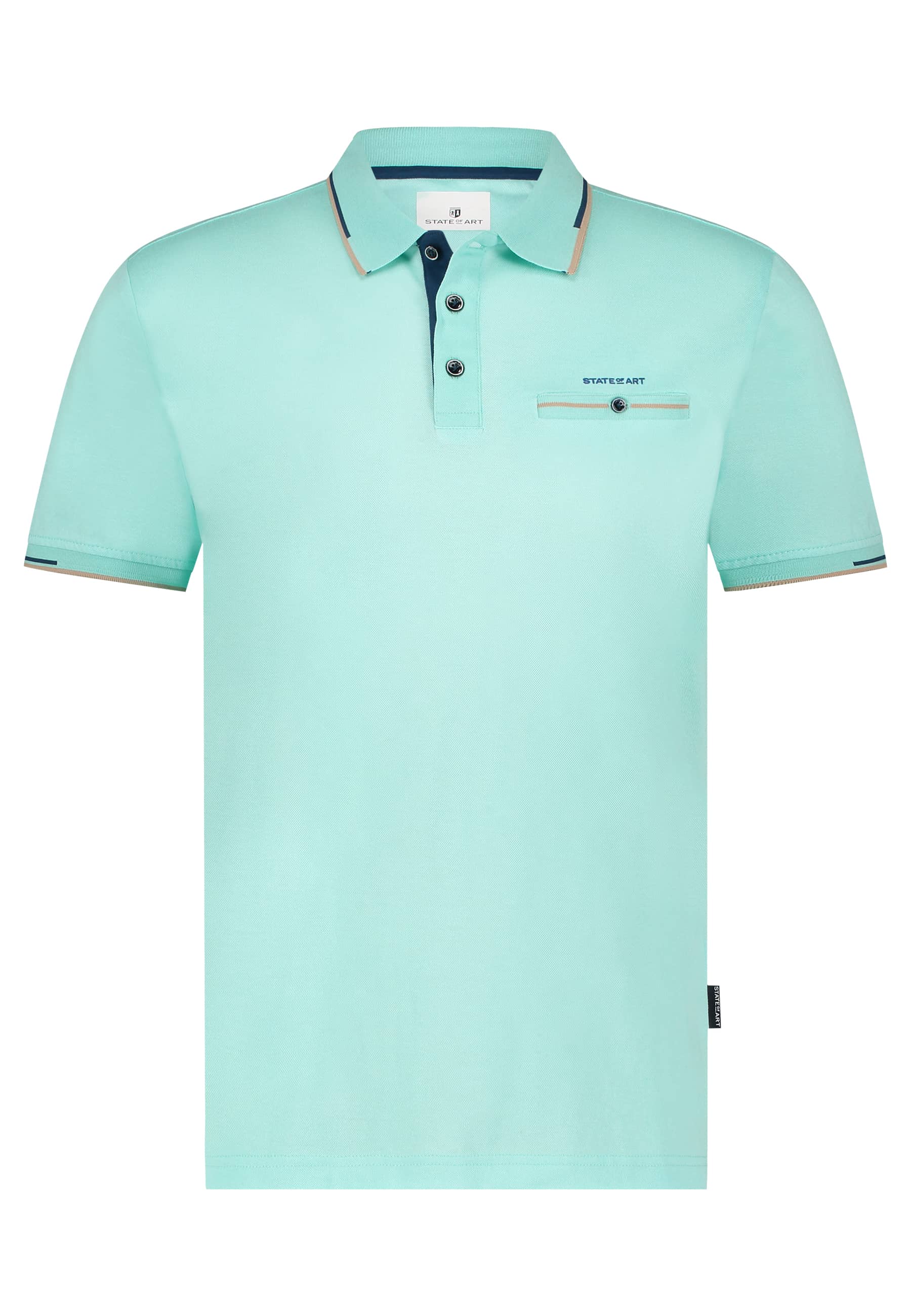 State Of Art Poloshirt Blauw