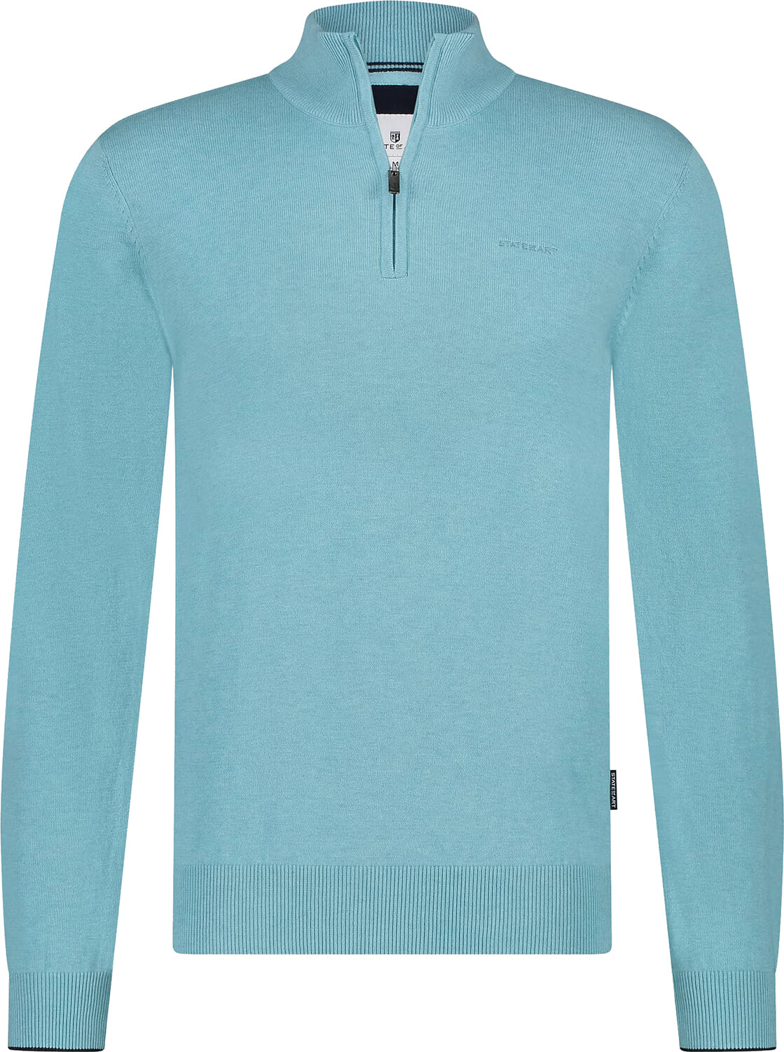 State Of Art Pullover Sportzip Pl Blauw
