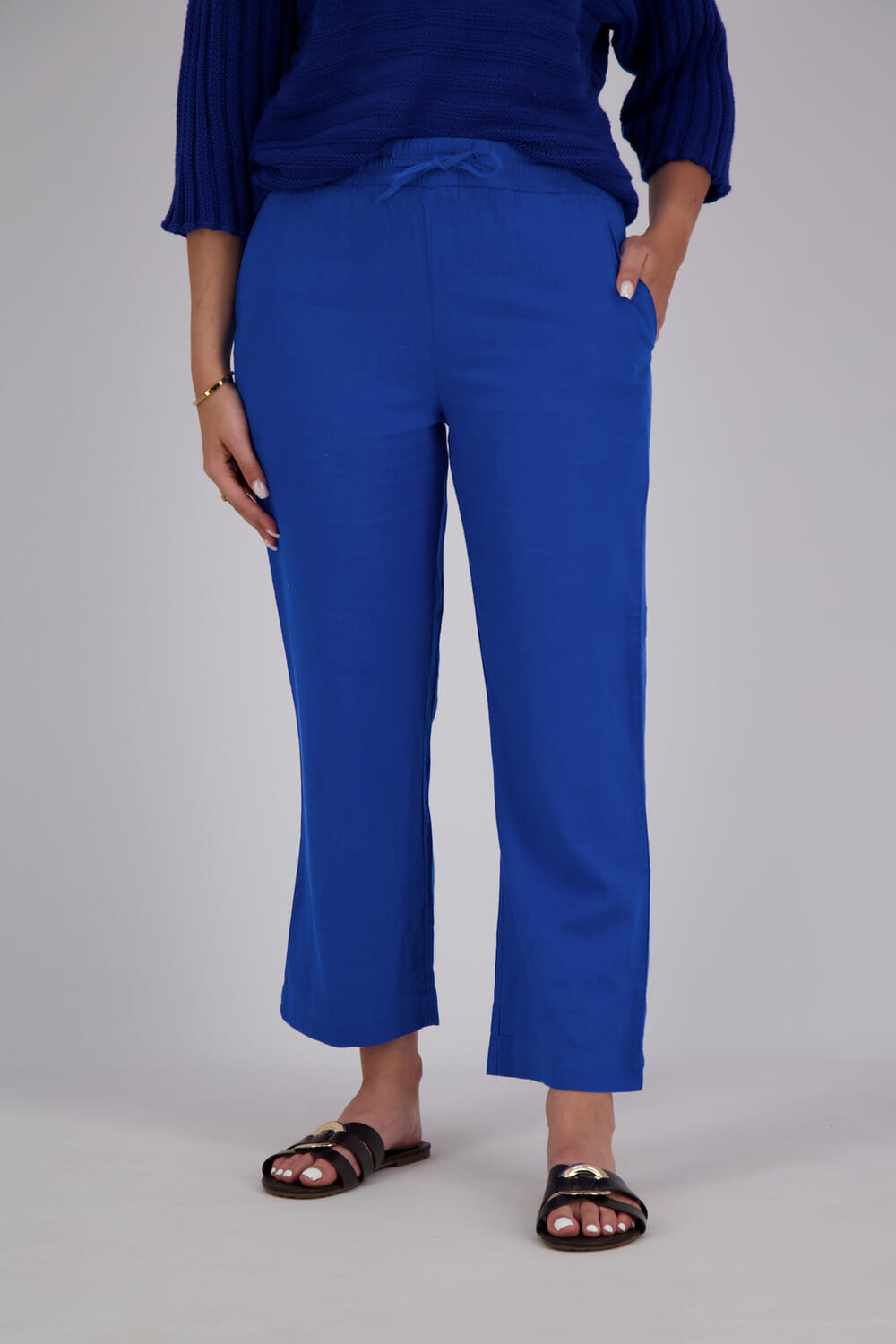 Freequent Pantalon Lava-ankle Blauw