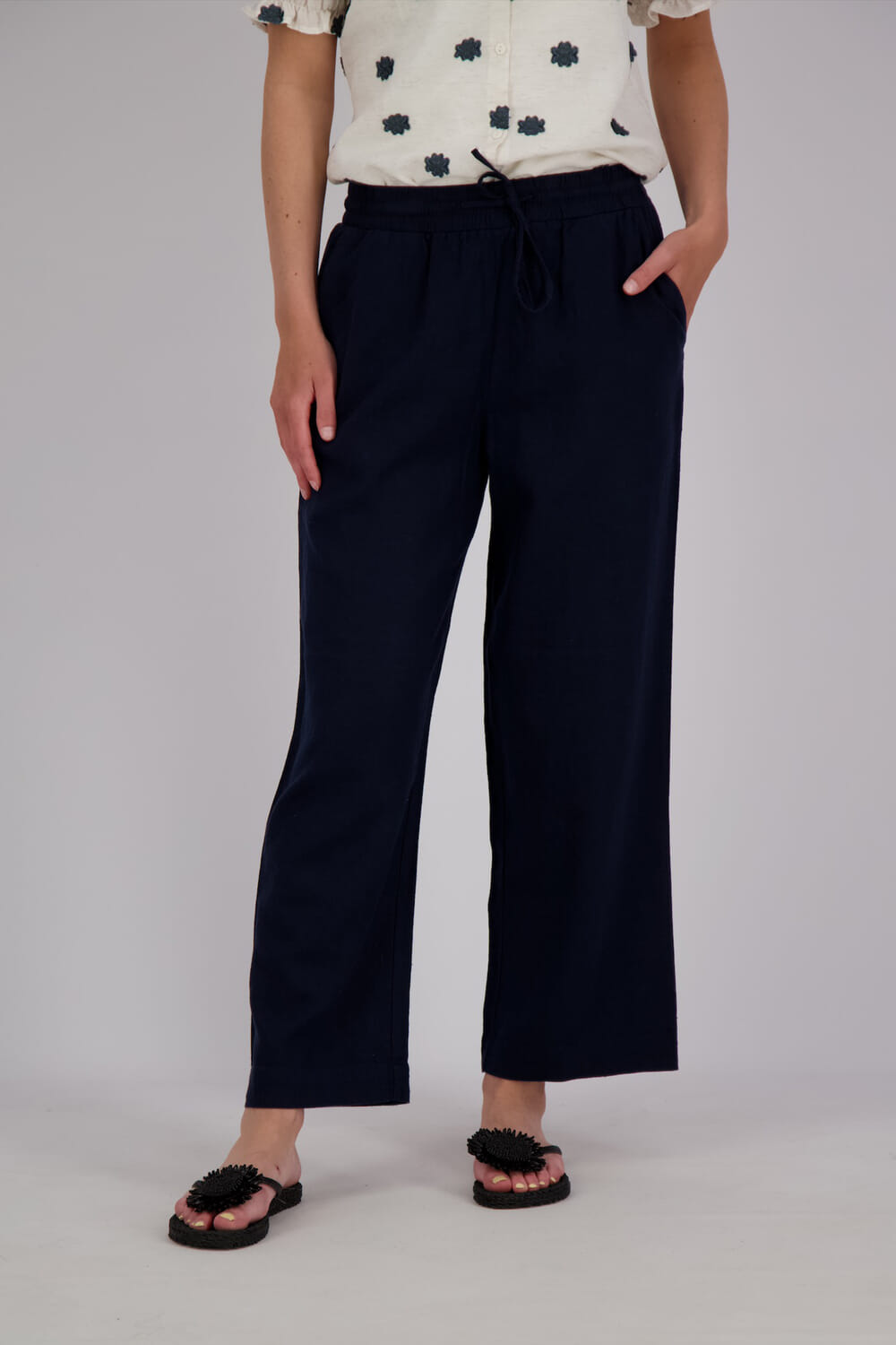 Freequent Pantalon Lava-ankle Blauw