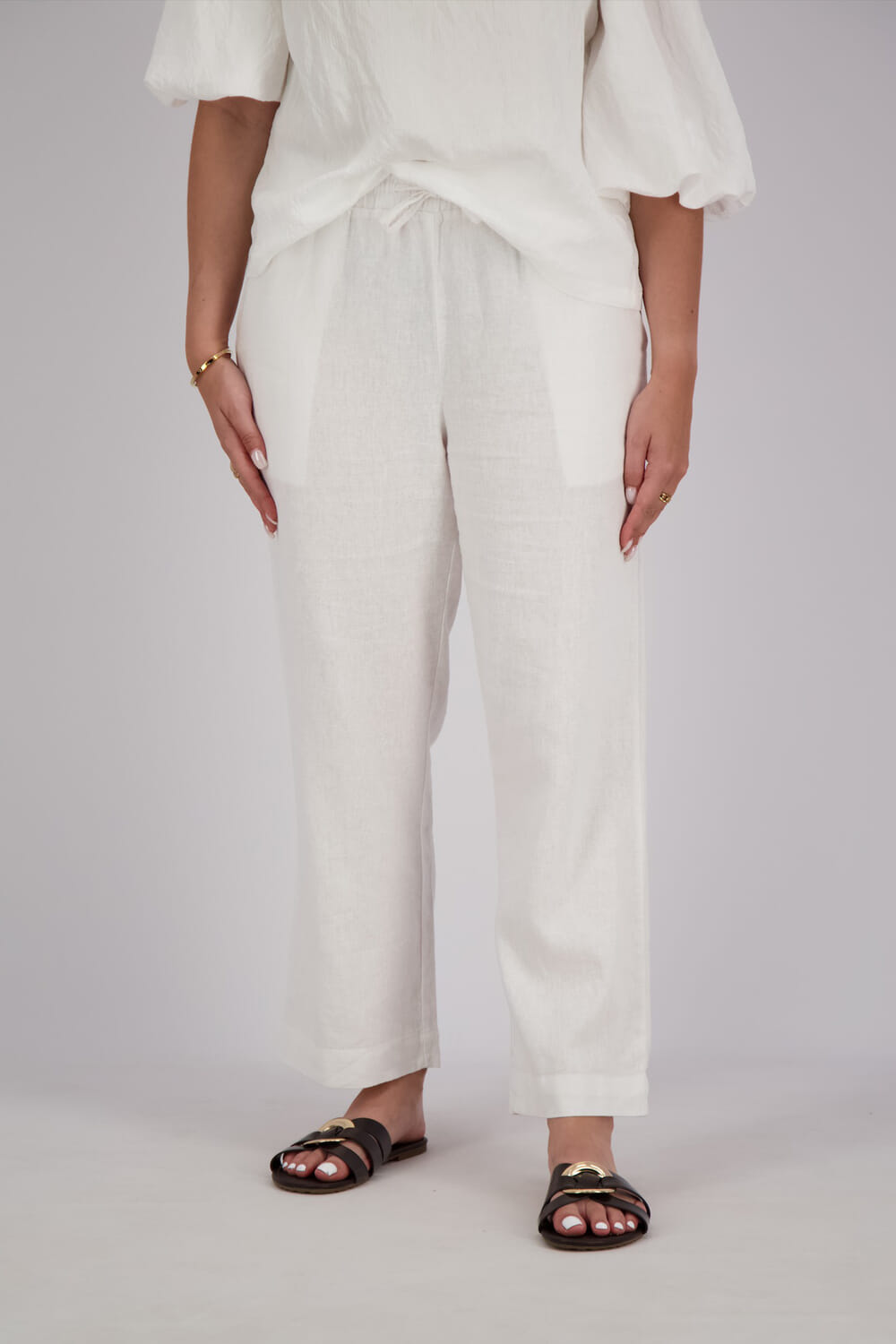 Freequent Pantalon Lava-ankle Wit
