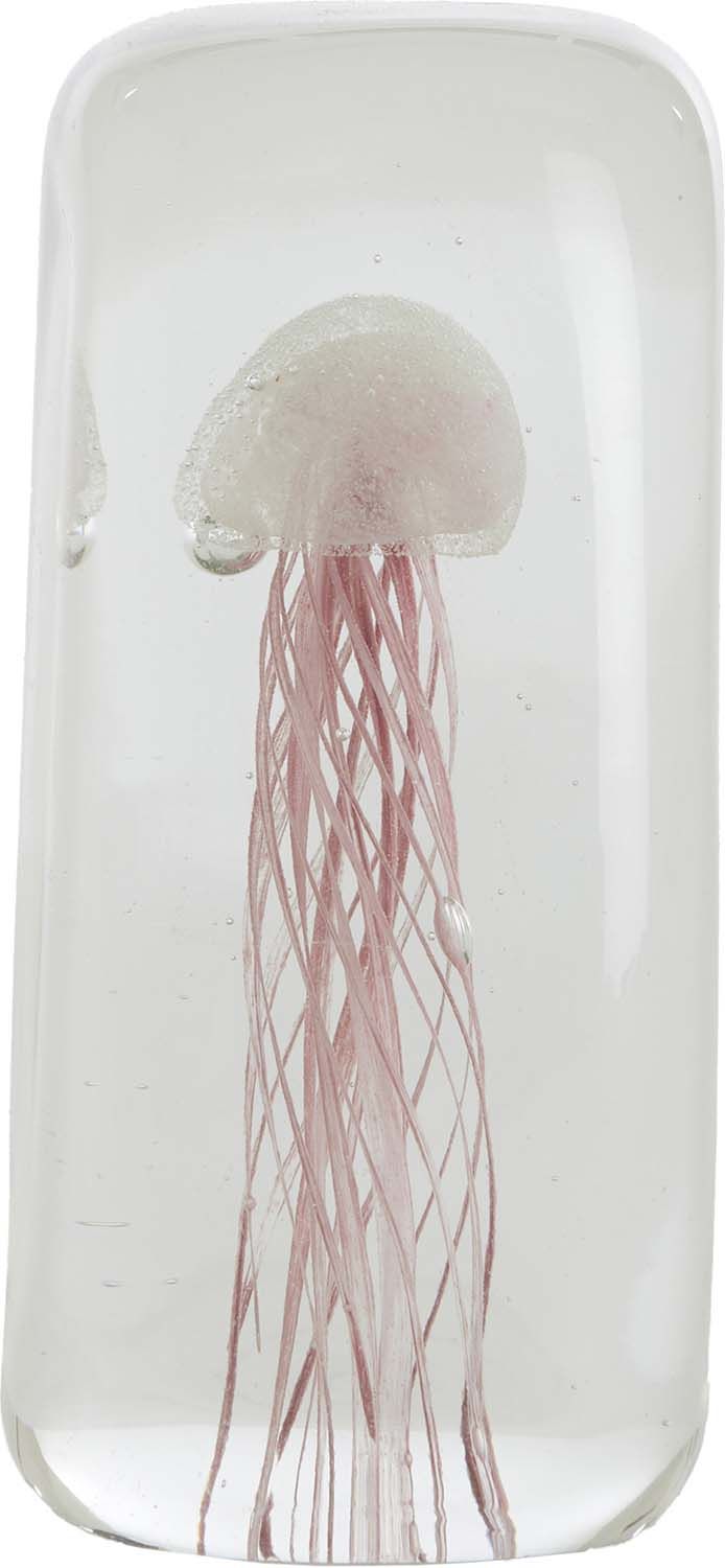 Bomont Collection Ornament JELLYFISH 5,5x5,5x13 cm  glass light pink Roze