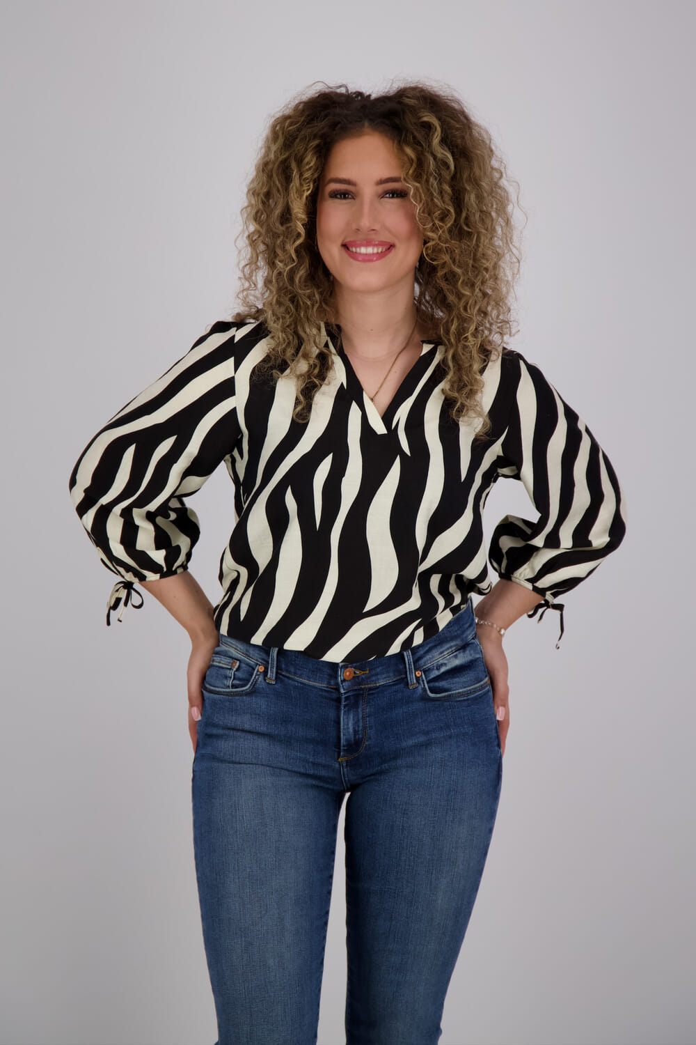Smashed Lemon Blouse Wit