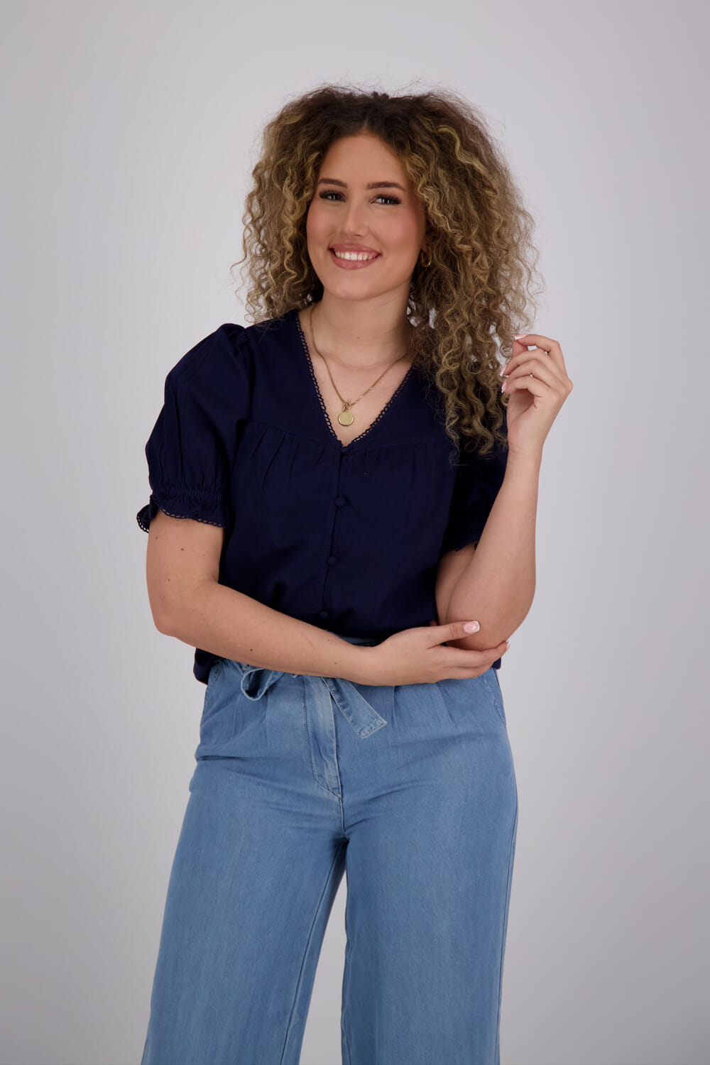 Fabienne Chapot Blouse Juno  Blauw