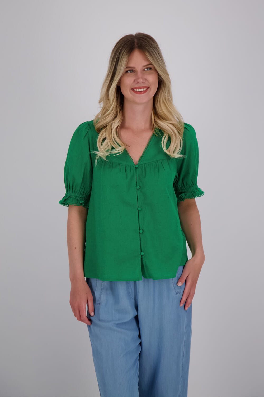 Fabienne Chapot Blouse Juno  Groen