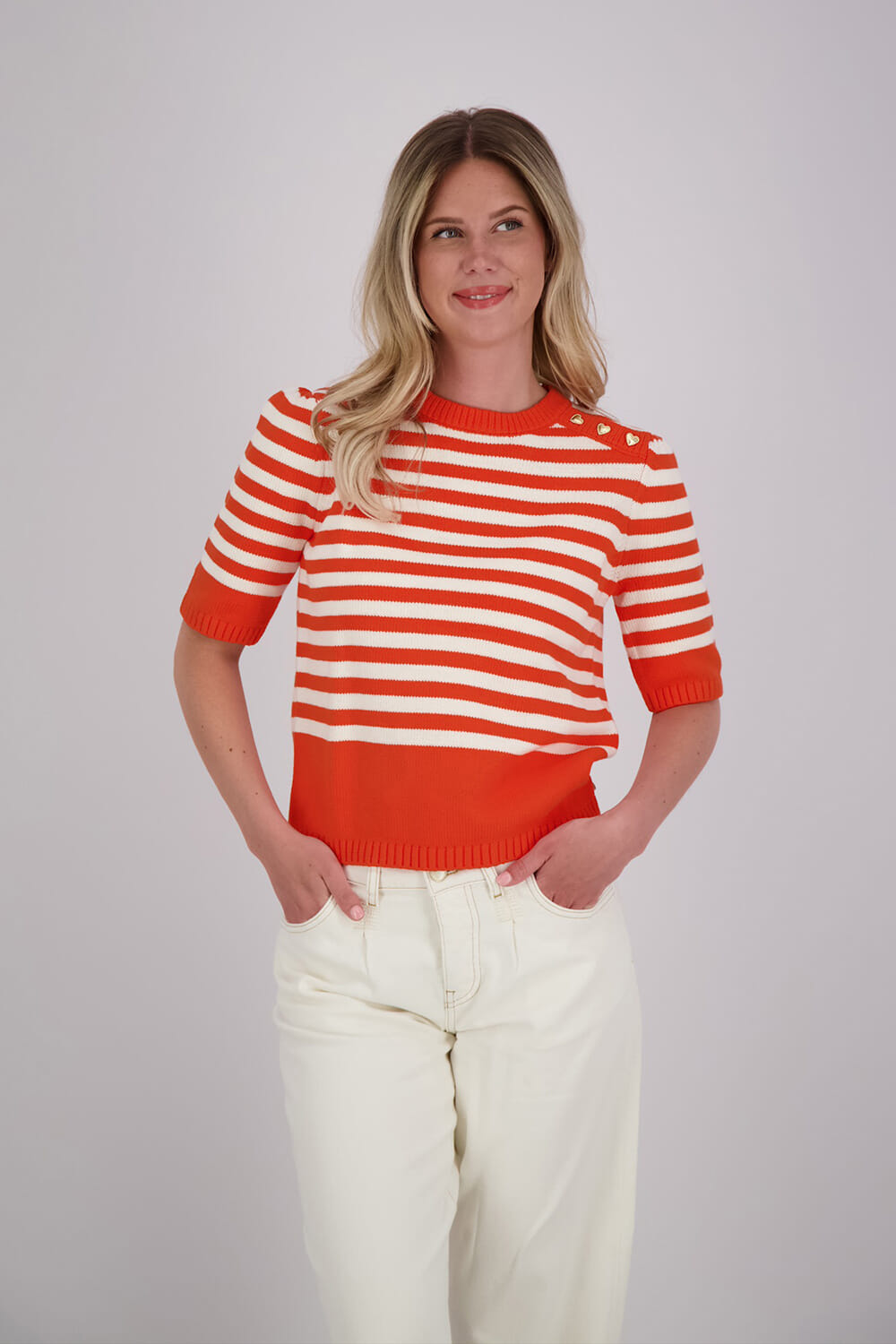 Fabienne Chapot Pullover Stine  Oranje