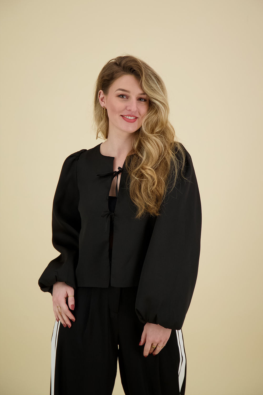Neo Noir Blouse Daliska Zwart