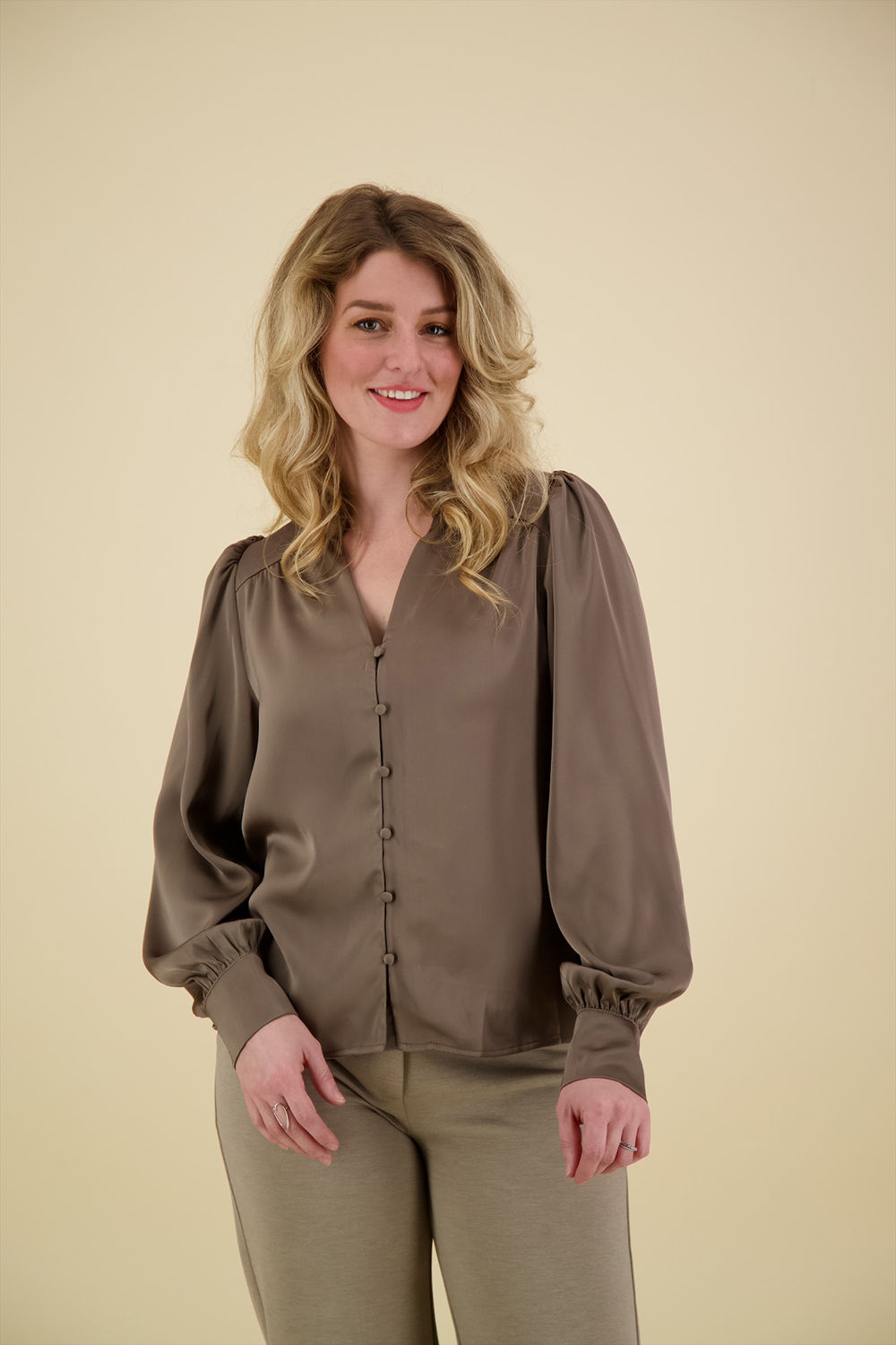 Neo Noir Blouse Massima Bruin
