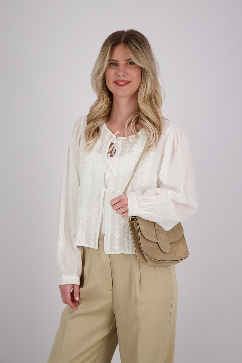 Maison Hotel Blouse Lord Ludovica Wit
