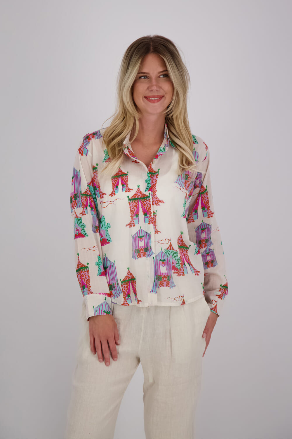 Place Du Soleil Blouse Wit