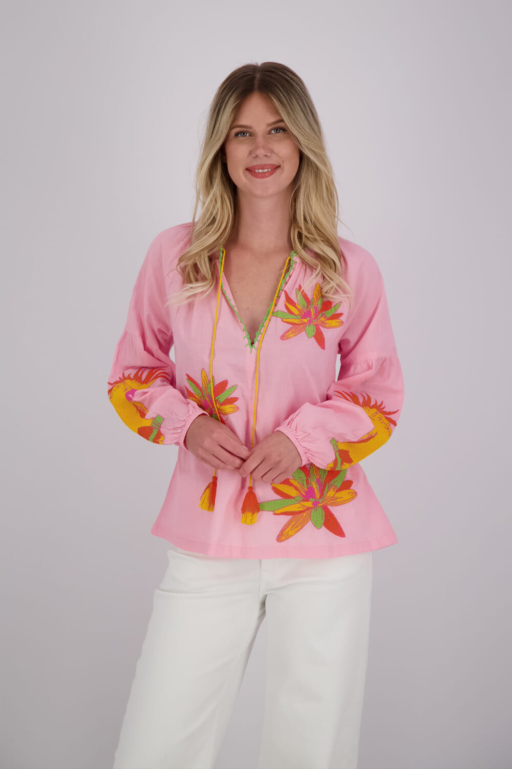 Place Du Soleil Blouse Roze