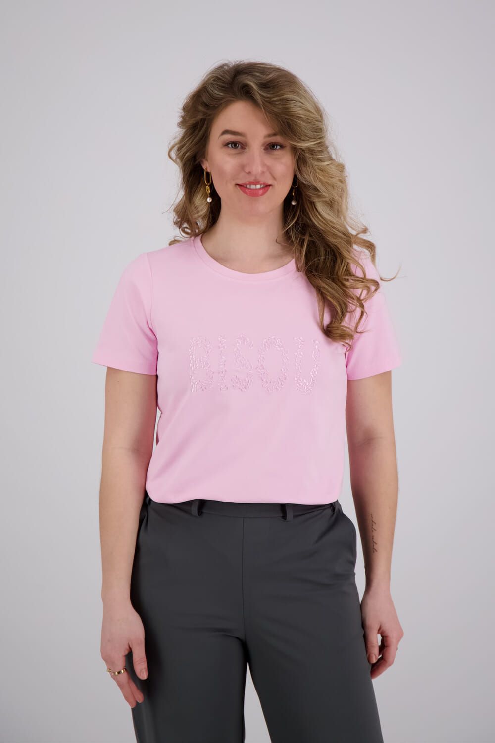 T-shirt Bisou Roze