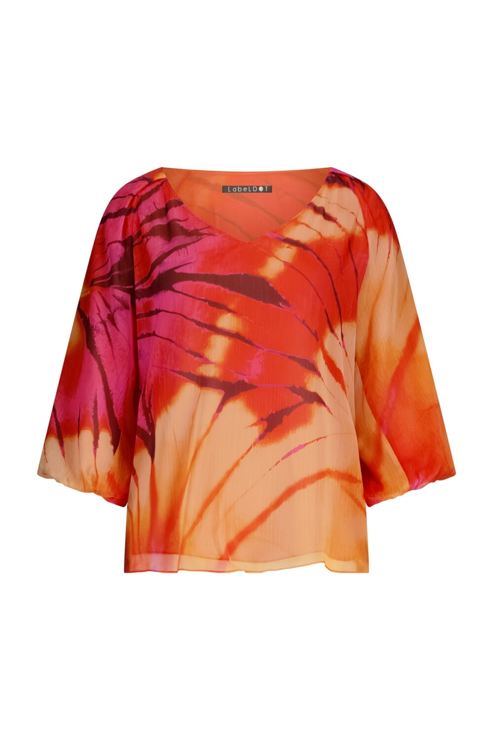 Label Dot Blouse Azra Oranje