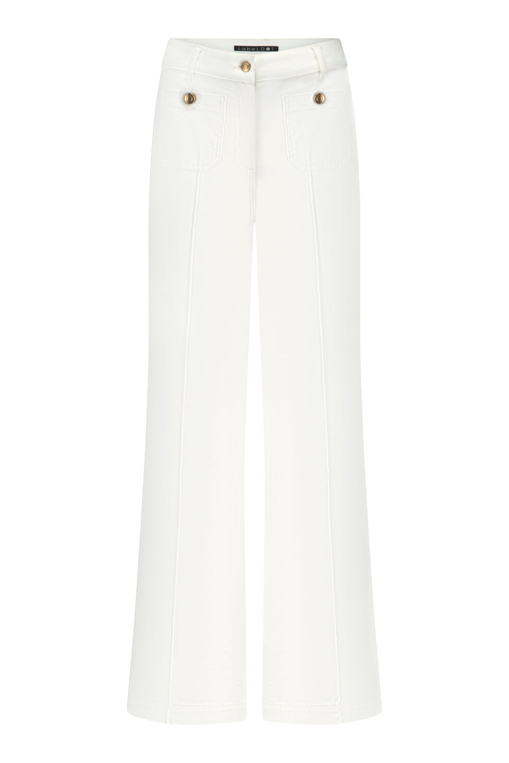 Label Dot Broek Ruben Wit