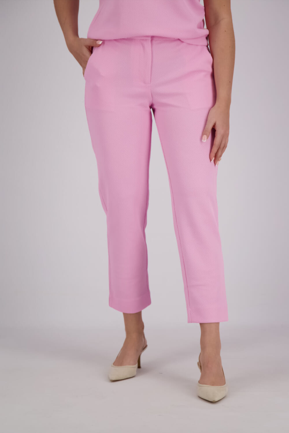 Pom Amsterdam Pantalon Tapered Roze