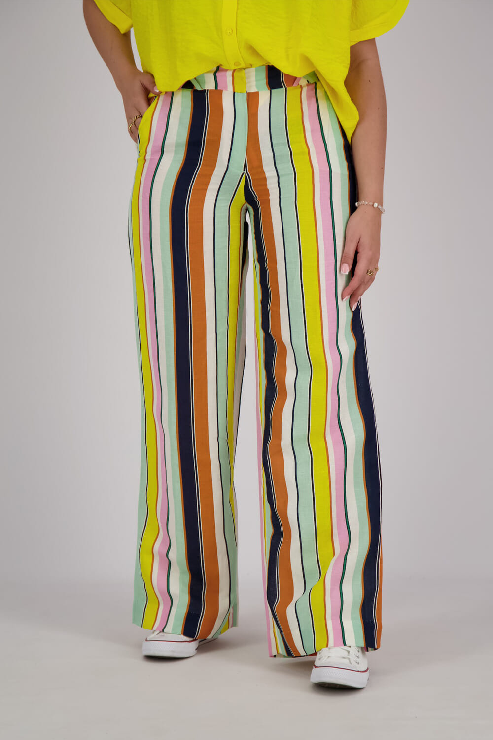 Pom Amsterdam Pantalon Paradise Streep Multi
