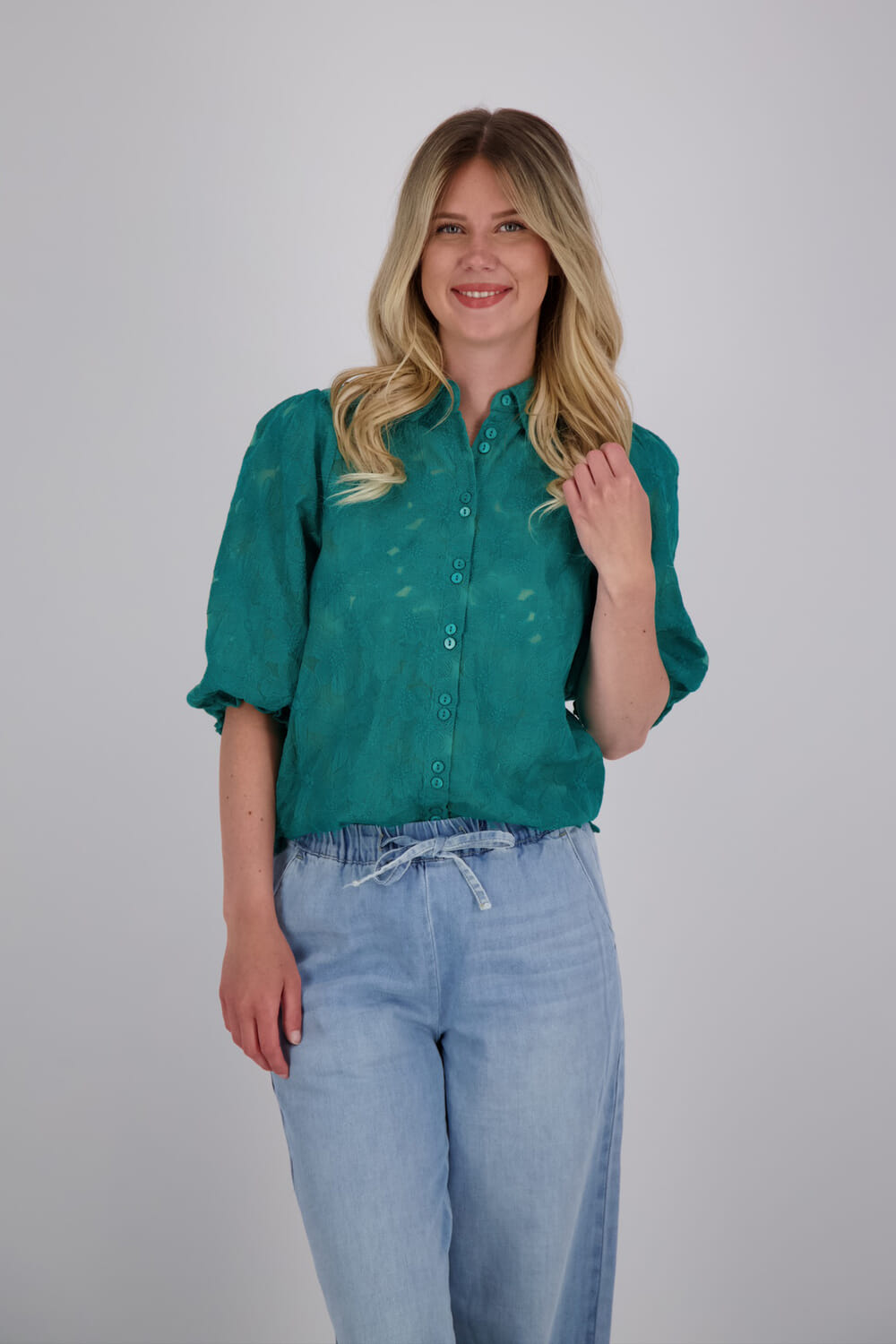 Pom Amsterdam Blouse Fresh Groen