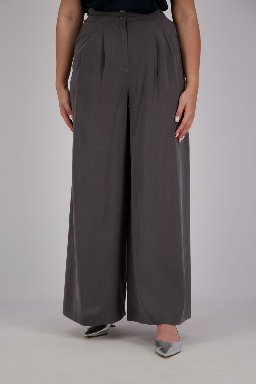 With Black Pantalon Maya Grijs