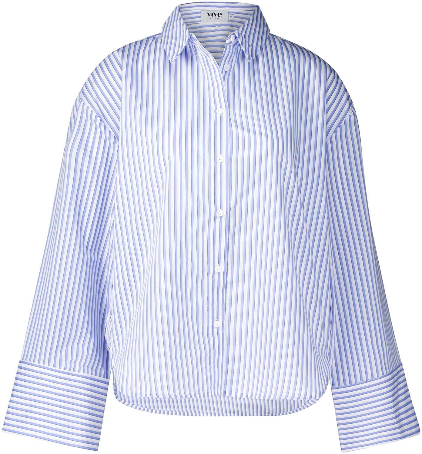 Blouse Stripes Blauw