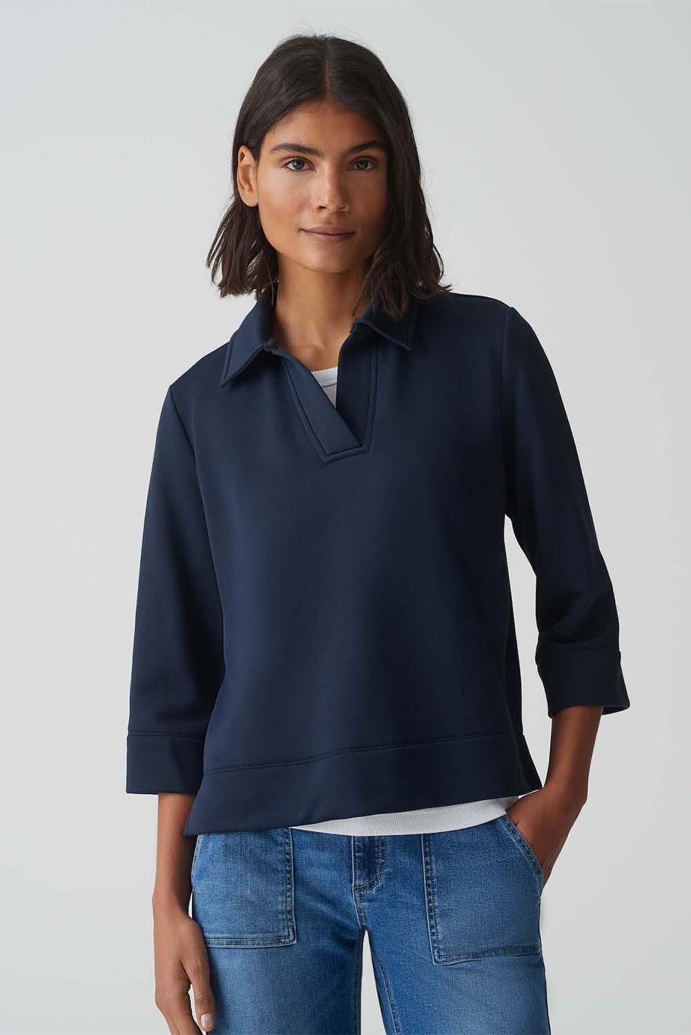 Opus Sweater Gonut Blauw