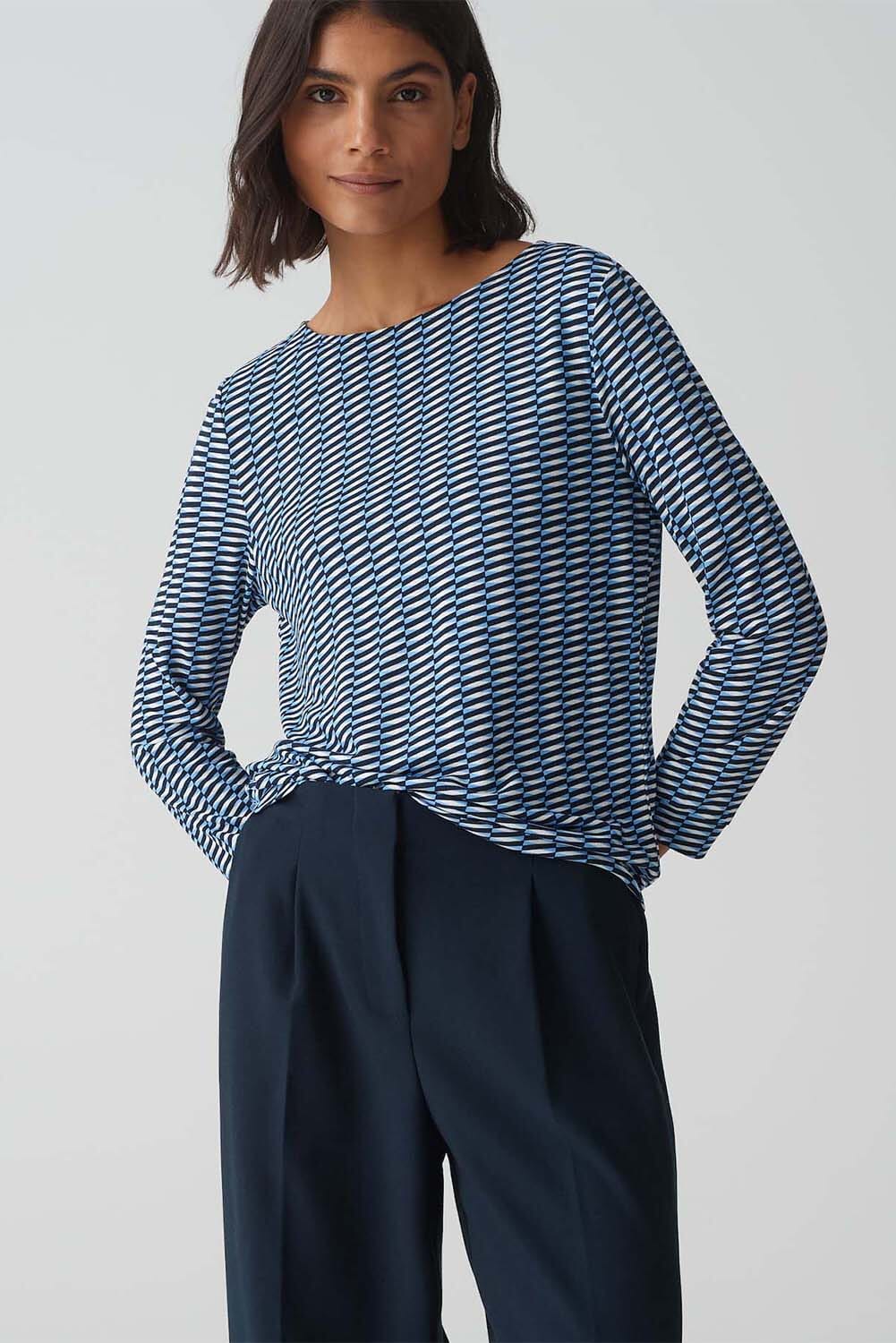 Opus Top Susta Blauw