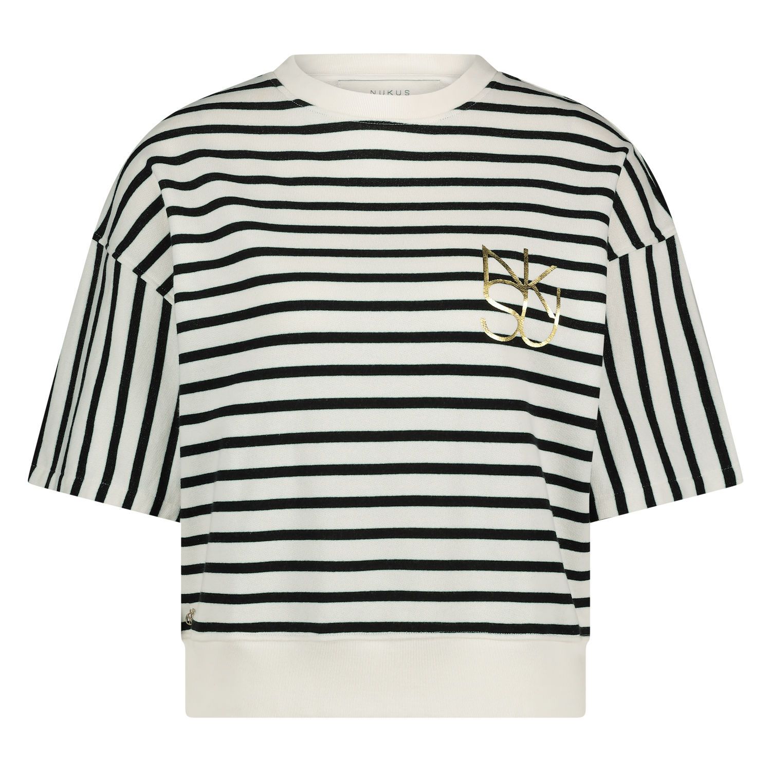 Pullover Lotte Stripe Bruin