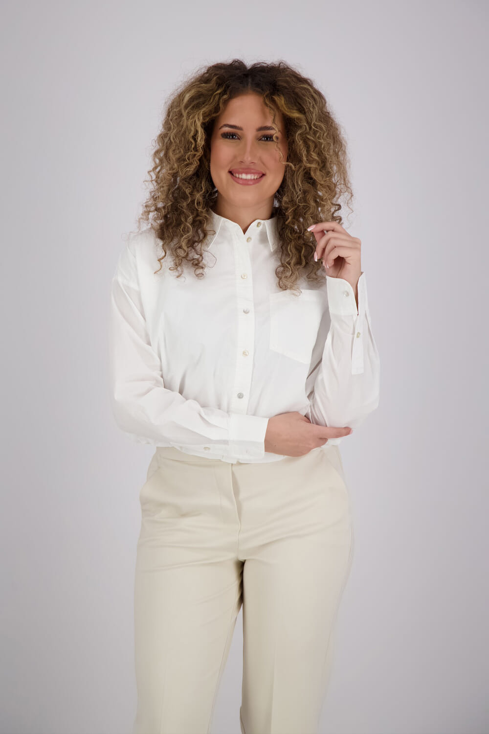 Nukus Blouse Ariana  Wit