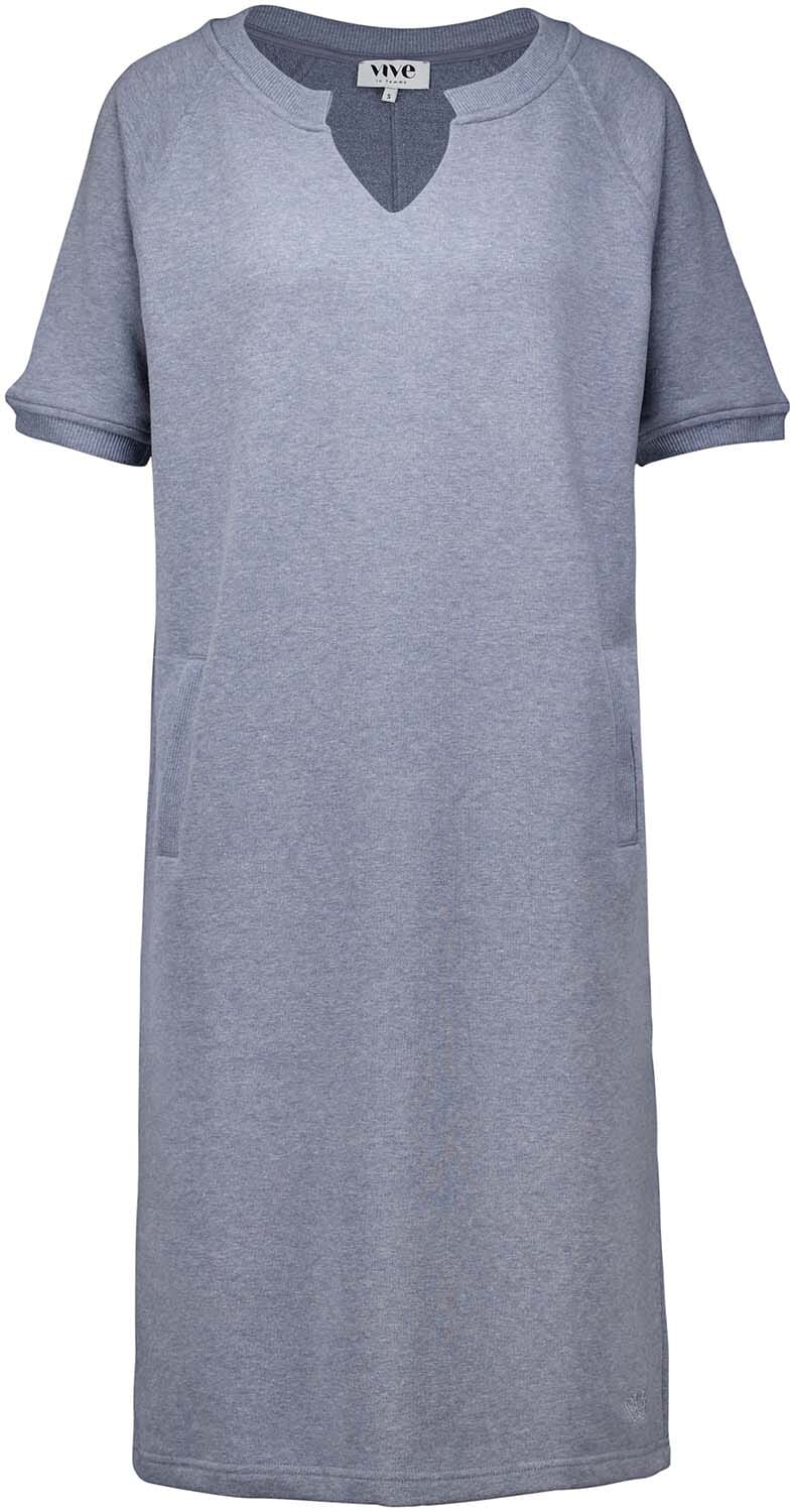 Vive La Femme Jurk Sweat Blauw