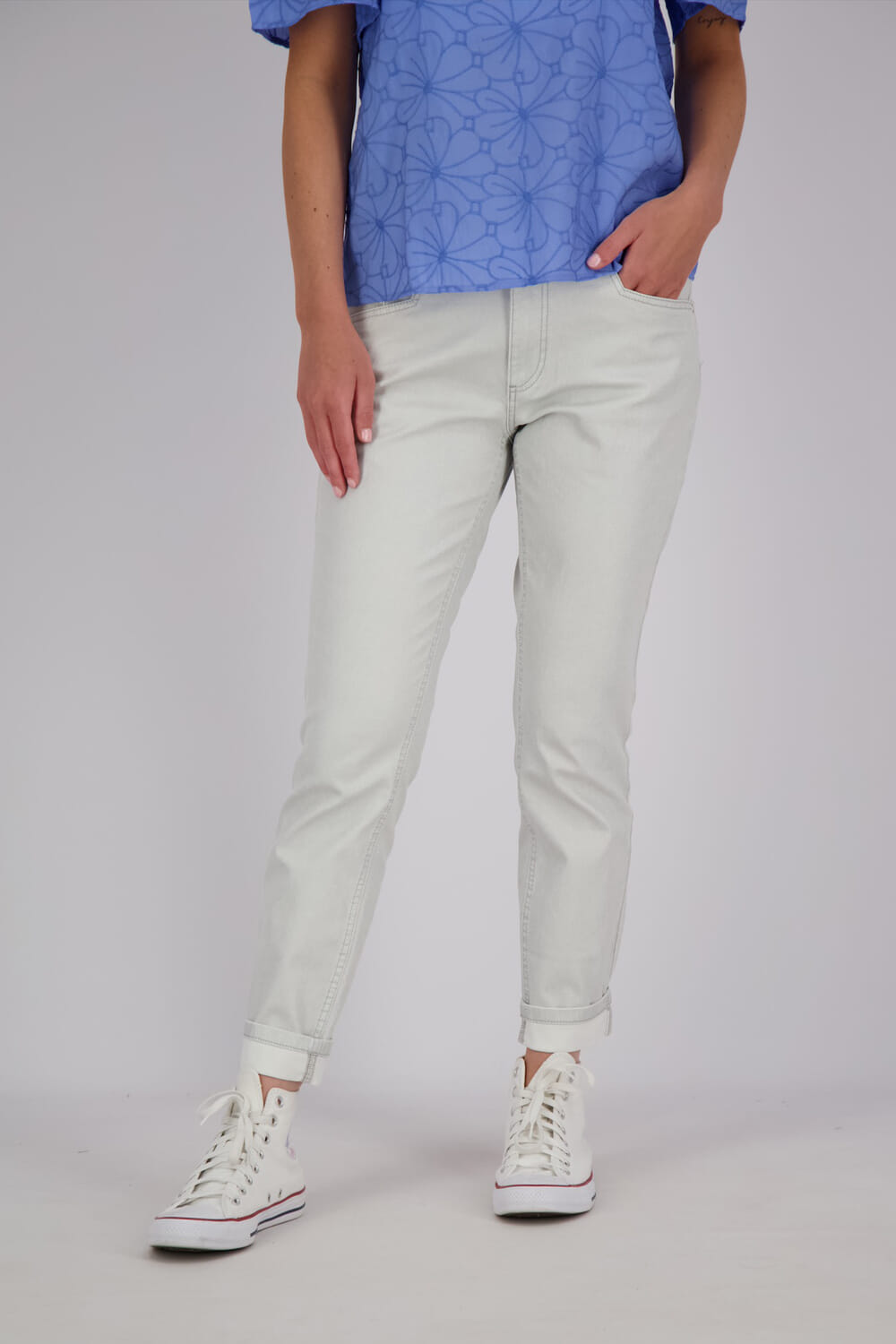 Para Mi Broek Bowie Grijs