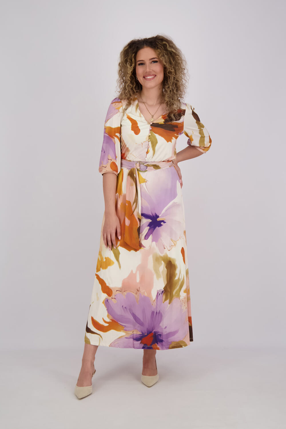 K Design Jurk met Design Roze