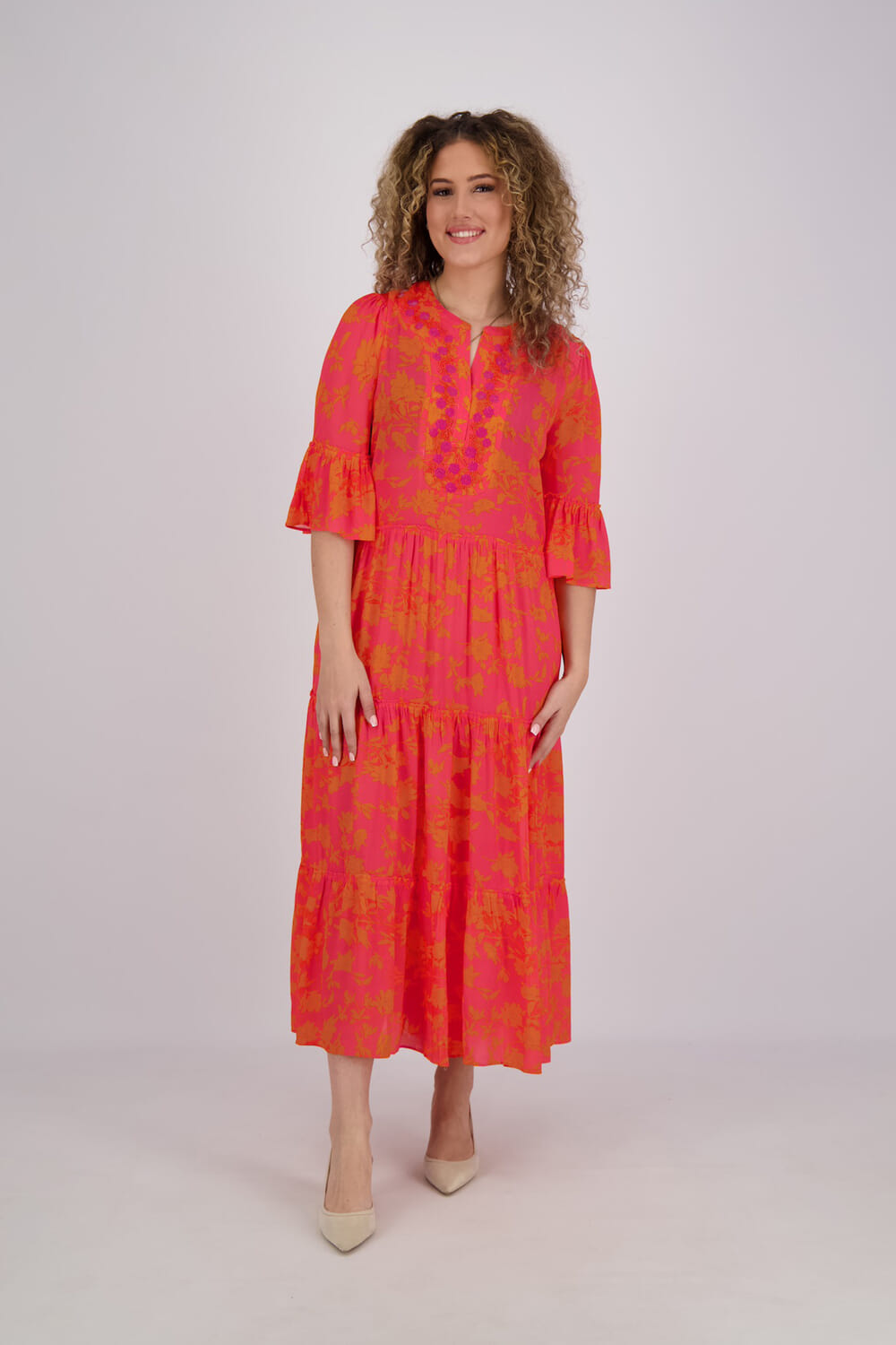 K Design Jurk  Rood